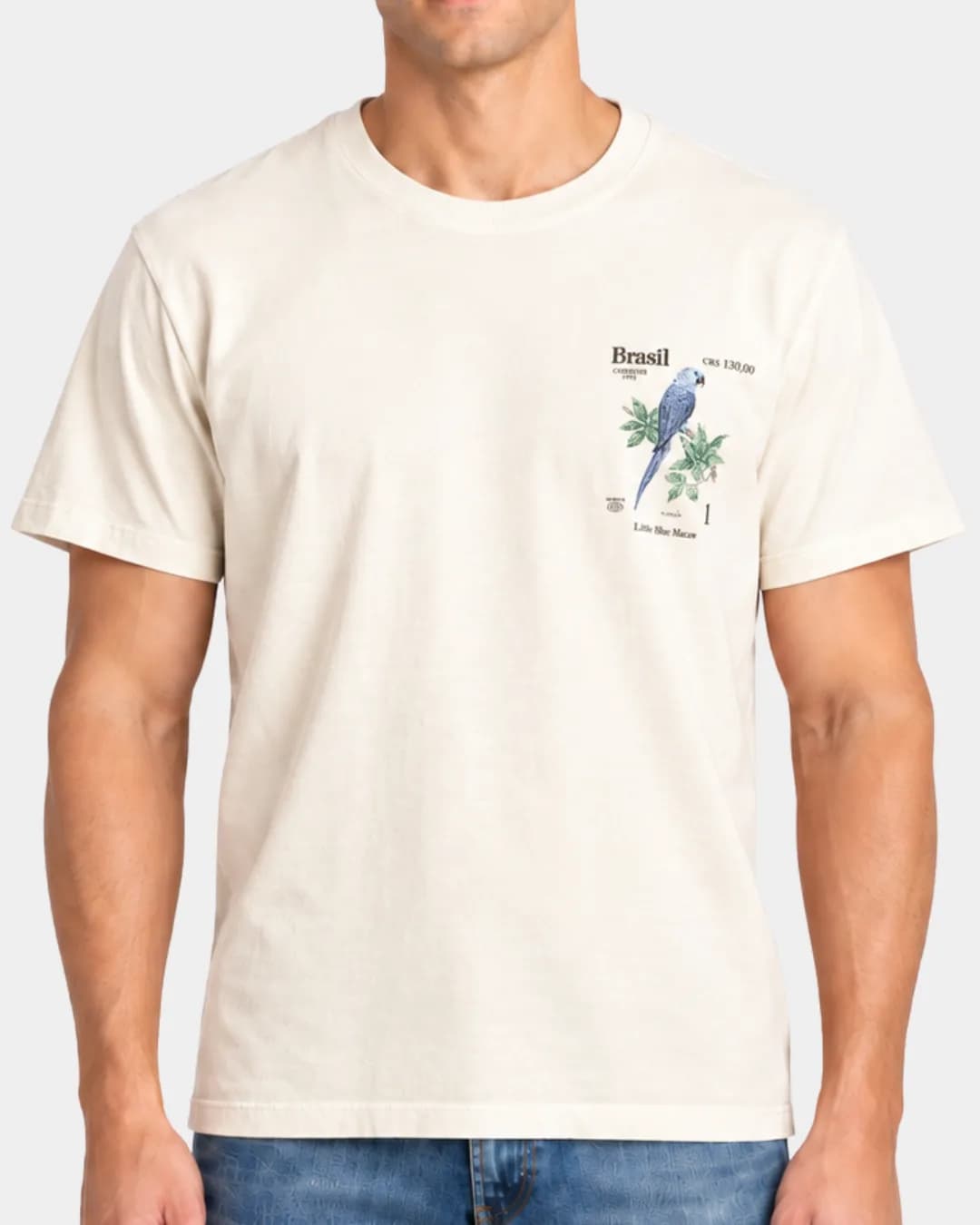 Camiseta Botanic Br S27 - Off White