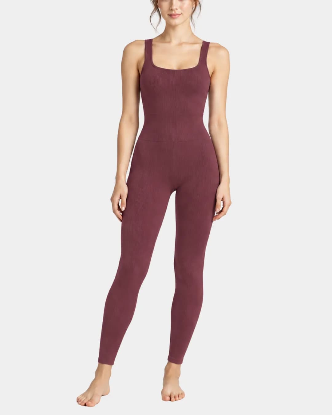 Macacão Sport Longo Seamless De Alças
