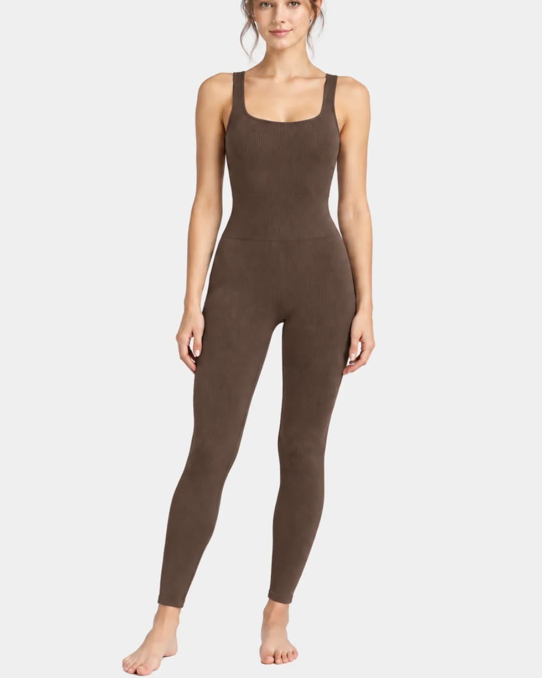 Macacão Sport Longo Seamless De Alças